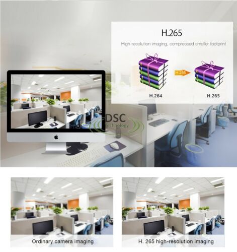 8CH 48V POE H.265 CCTV IP Camera Support 8*8MP NVR XMEYE Audio - Picture 8 of 11