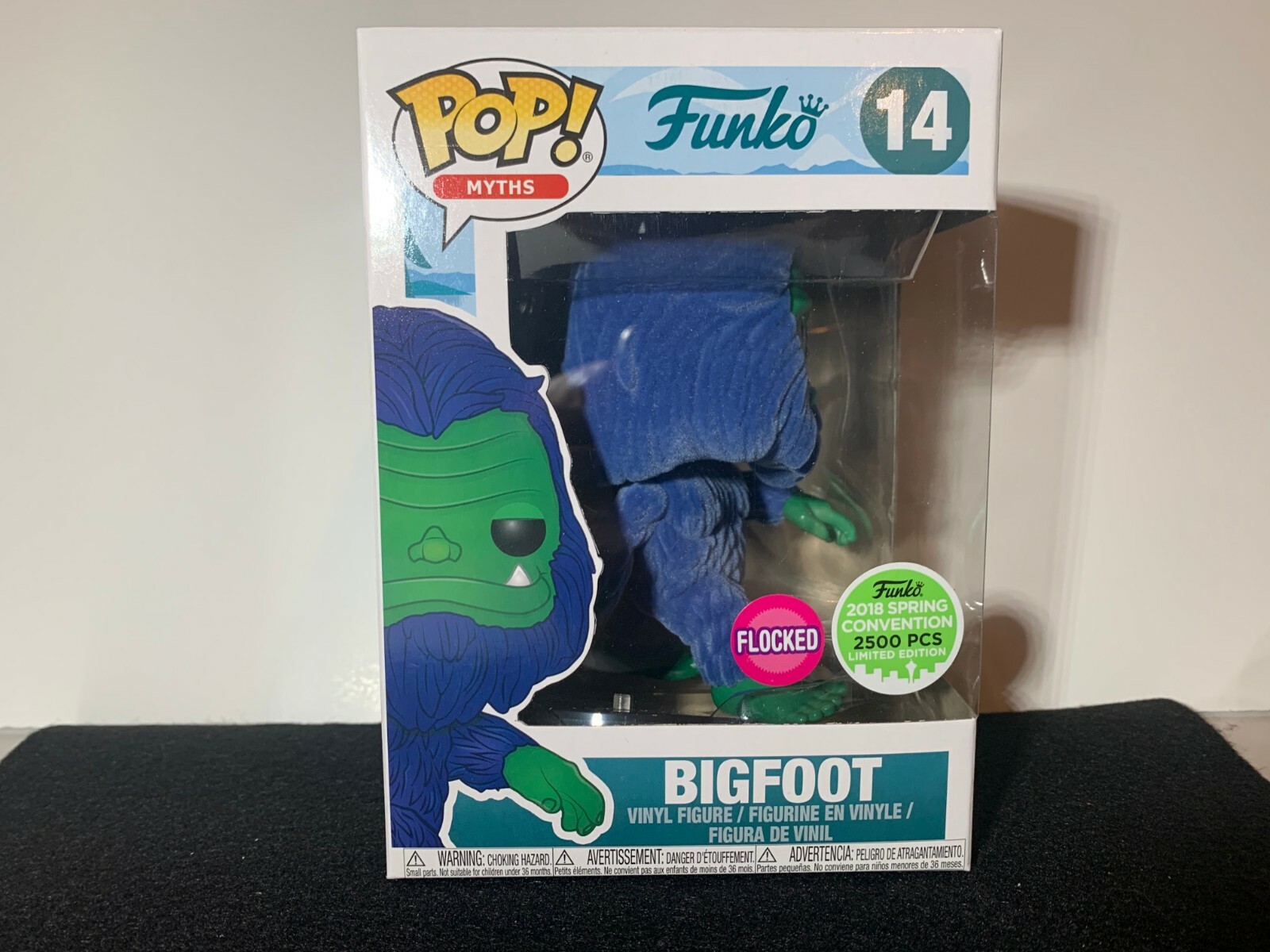 bigfoot flocked funko pop