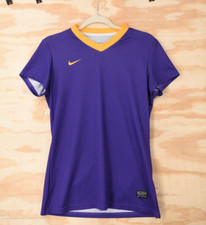 Nike Women's Soccer Jersey #17 Size Medium - Purple / Yellow