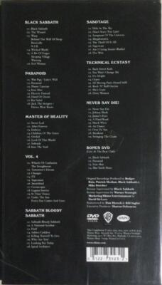 BLACK SABBATH - BLACK BOX THE COMPLETE ORIGINAL 1970-1978 8CD+DVD