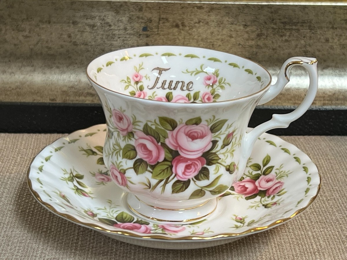 June Birthday Teacup Royal Albert Teacup And Saucer