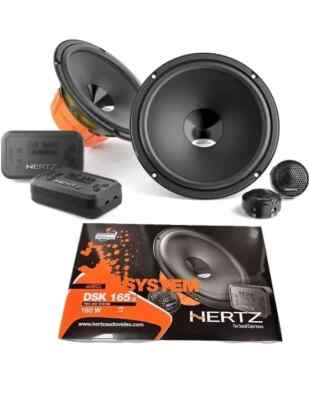 Kit 2 altoparlanti casse HERTZ DSK 165.3 per FIAT IDEA-CROMA, LANCIA Y -MUSA con adatt e supp