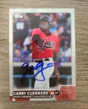 Gabby Guerrero Autograph Signed 2015 Topps Pro Debut Seattle Mariners