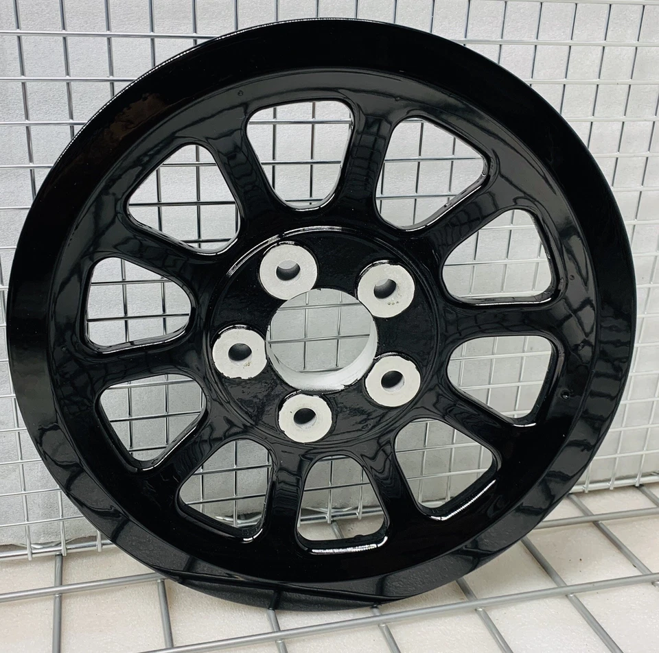 Harley Polea Fat Boy Heritage 40690-07 SOFTAIL 7/8" 66T NEGRO BRILLANTE INTERCAMBIO Foto 3 de 4