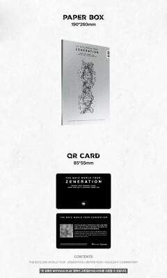 K-POP・アジア THE BOYZ WORLD TOUR ZENERATION QR THE BOYZ 2ND WORLD TOUR ZENERATION QR VER. - Kpop USA