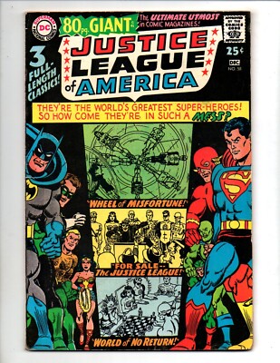 JUSTICE LEAGUE OF AMERICA #58  VG+ 4.5  ''80 PAGE GIANT; G-41''