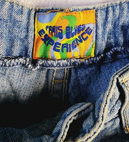 PARIS BLUES EXPERIENCE Denim Shorts Sz 7 2.5" Inseam Vintage 90s Made In USA - Picture 8 of 9