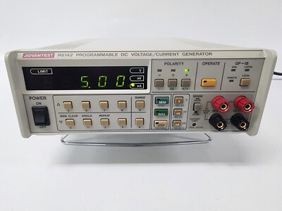 ADVANTEST R6142 Programmable DC Voltage / Current Generator