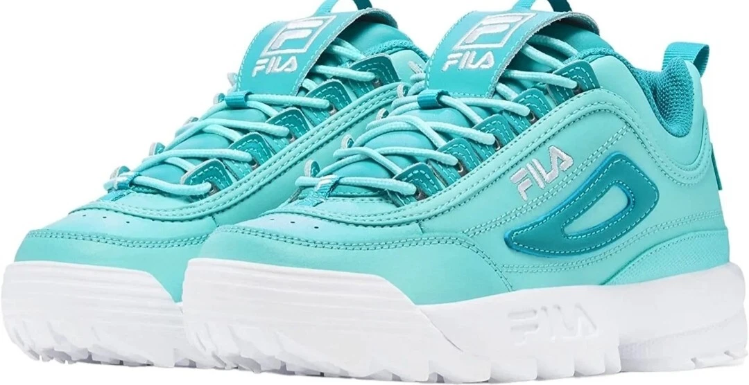 Fila disruptor best sale turquoise