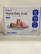 AccuMed 3-in-1 Digital Baby Scale, Bathroom Scale, Height Measurement