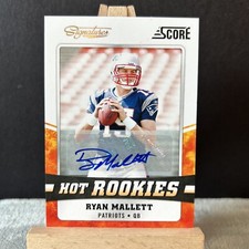 2011 Score Football Hot Rookies Signatures #23 Ryan Mallet Auto RC SSP Very Rare