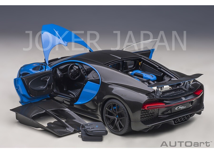 AUTOart Bugatti Chiron Sport (French Racing Blue/Carbon) [70997] 1
