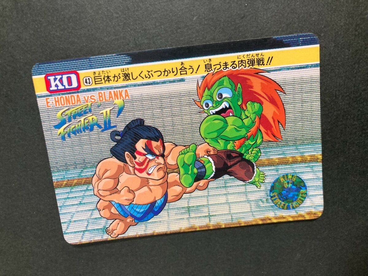 BLANKA Street Fighter 4 Arcade Edition Playing Card Japnane