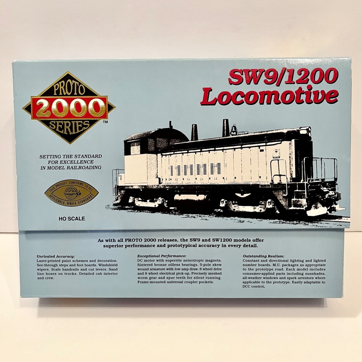 PROTO 2000 Series HO Scale SW9/1200 Locomotive MO PACIFIC (9178