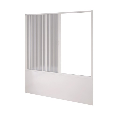 PARE BAIGNOIRE PAROIS ACCORDÉON PVC PLIANTE QUART DE ROND