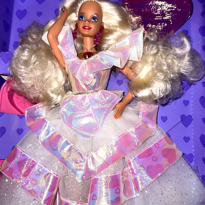 Vintage Secret Hearts Barbie Mattel 7902 (box wear) Blonde w