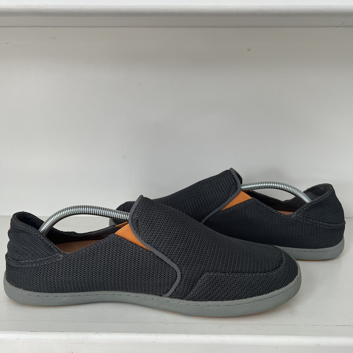 OluKai Nohea Mesh Gray Slip On Sneakers Mens Size 11 Comfort Casual Grey Shoes OluKai Nohea Mesh Gray Slip On Sneakers Size 11.5 Comfort  main image 3
