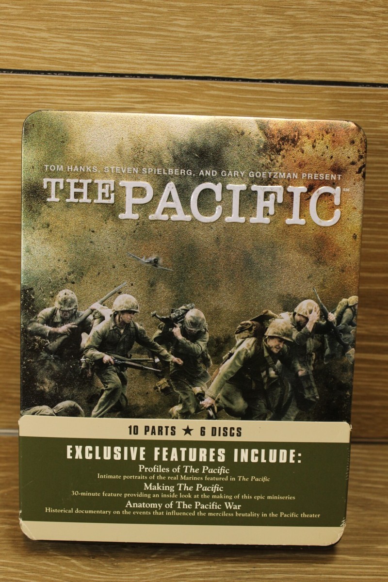 The Pacific 10 Part Miniseries On Tin/Metal