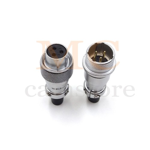 WEIPU WS16 3pin Inline Kabel Kupplung wasserdicht Stecker Buchse Luftfahrt Stecker - Bild 4 von 6