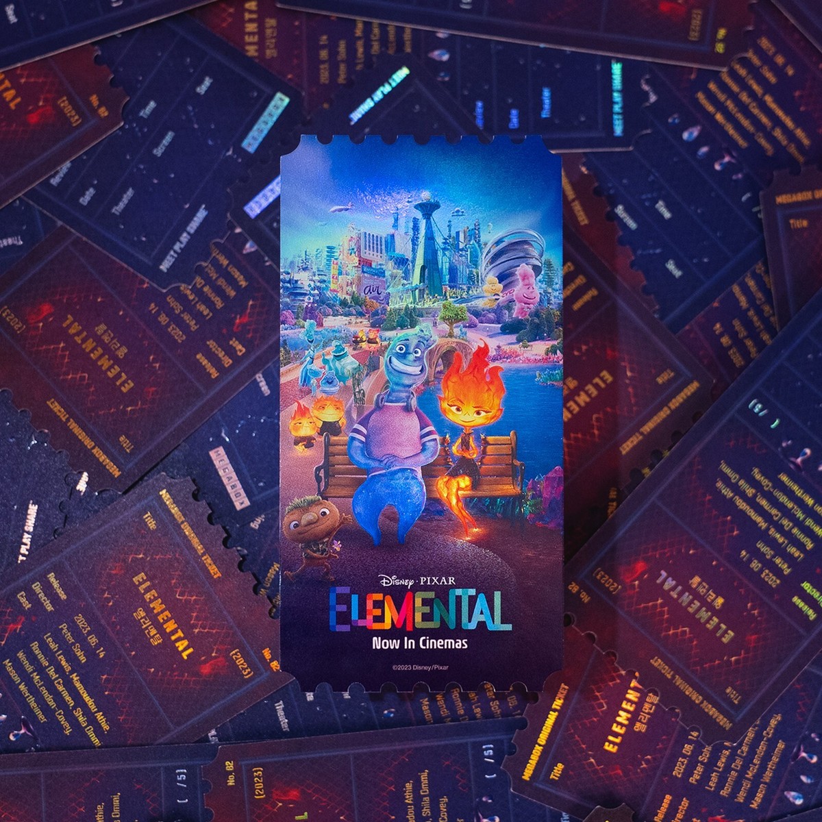Elemental (2023) korea Megabox Original Limited movie ticket | eBay