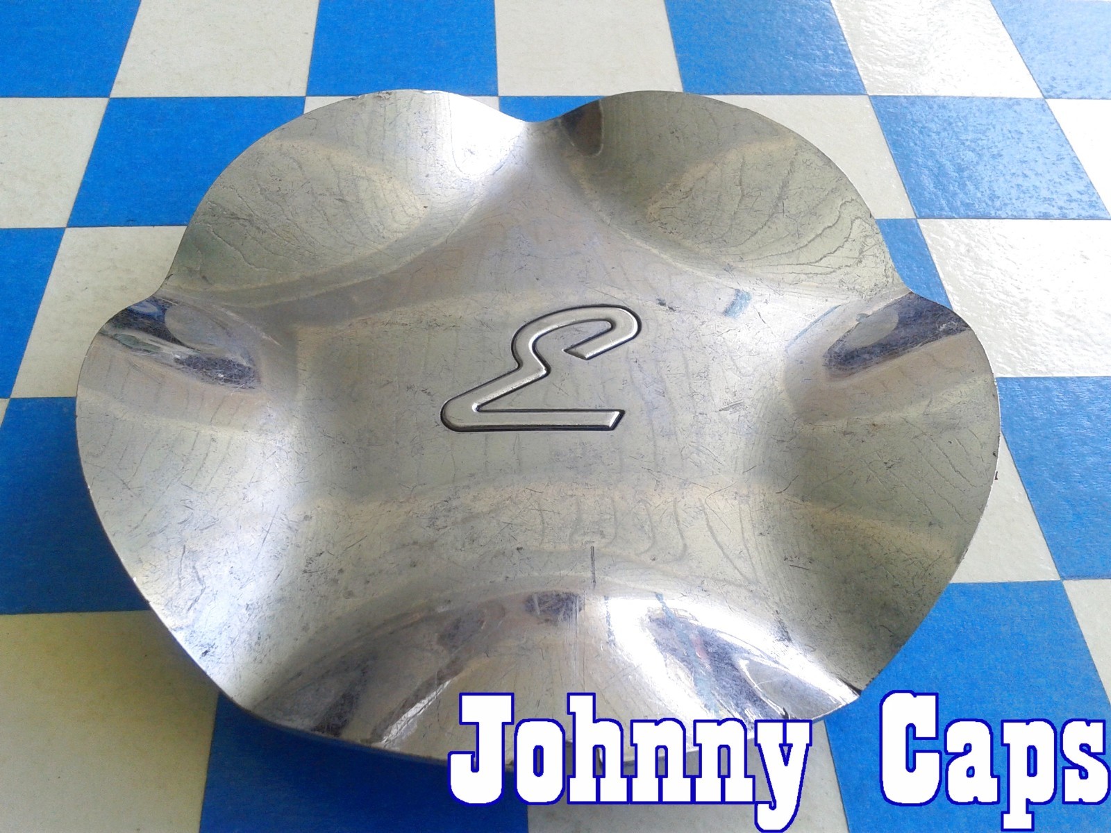 ETORIA [53] Chrome Center Caps COP39D for Custom Wheels – Single Cap