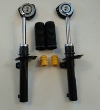 Satz 2 Gasdruck Stoßdämpfer VW Passat 3C B7 vorne VA Domlager Staubschutz 