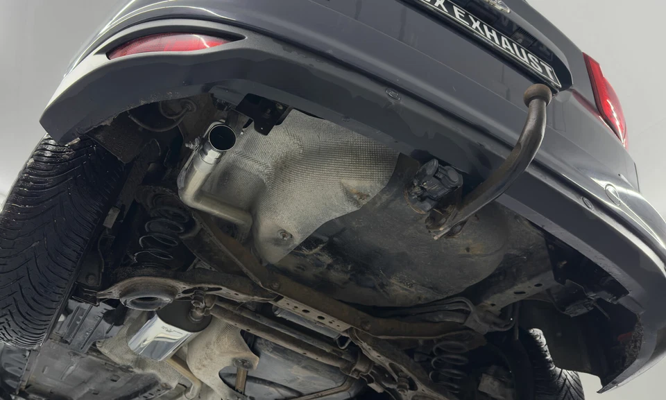 Fox Scarico Sportivo Silenziatore Ford C-max II Da Anno Fab. 2012 1.0l SX 1x55mm - Immagine 2 di 3