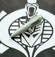 American Defense Liquid Fighters ATTACK TRIKE Silver Missile Vintage 1988 REMCO