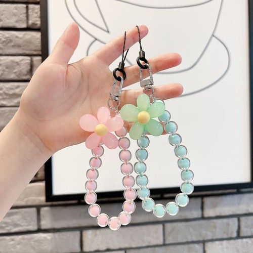 Chains Mobile Phone Chain Bead Lanyard Cellphone Straps Lanyard for Keys - Photo 5 sur 19