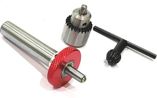 Micro Fine Drill Adaptor 1/2" Shank to JT0 Taper for Mini Drill Chuck - Foto 3 di 24