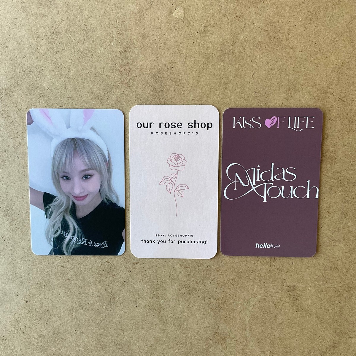 【直筆サイン入り】 KISS OF LIFE Midas Touch　オール　② KISS OF LIFE 