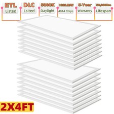 2 x 4 led ceiling light, 16 pack LED Dimmable Flat Panel Light Recessed Lamp US