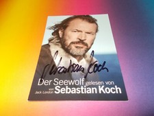 Sebastian Koch   TV Film  signiert signed autograph Autogramm auf Autogrammkarte