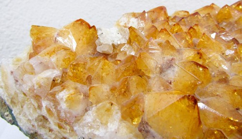 Extra großer goldener Citrin Drusen Cluster 14,5 x 7 Zoll - Bild 11 von 16