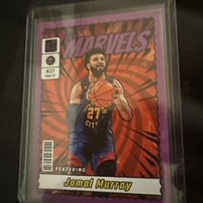 2023-24 Donruss “Net Marvels” PURPLE PRESS PROOF Insert SP Jamal Murray NUGGETS!