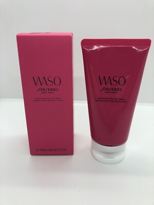 NEW Shiseido Waso Purifying Peel Off Mask 3.7 Oz 100ml Authentic New.