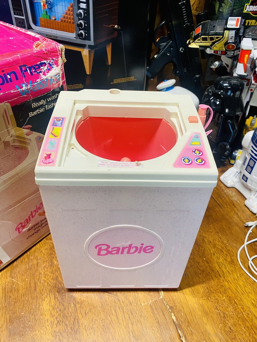 Vintage W/ BOX 1992 Mattel Barbie 12” Spin Pretty Washing Machine