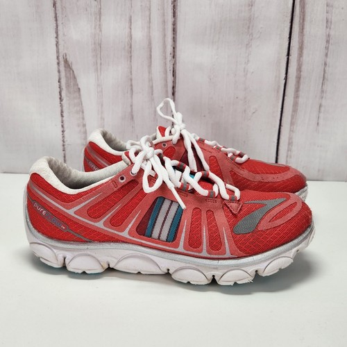 Brooks Pure Flow P2 Womens 8.5 Athletic Trail Running Shoes Salmon 1201311B646 - Picture 2 of 9