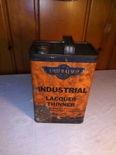 Vintage Smith-Alsop Laquer Thinner Can Terre Haute Indiana 
