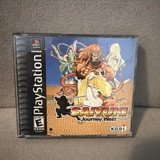 Saiyuki: Journey West (Sony PlayStation 1, 2001) PS1 RPG, Original Case And Game