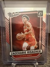 2024-25 Donruss Optic Zaccharie Risacher The Rookies Holo RC #1 Hawks
