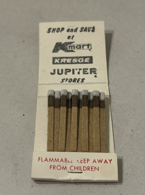 #ad Kmart Matchbook Vintage Unstruck Matches $2.00