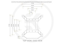 EK-UNI Pump Bracket 120mm FAN  3830046997982