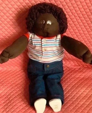 Cabbage patch kids garçon afro américain cheveux bruns My boy child Vintage