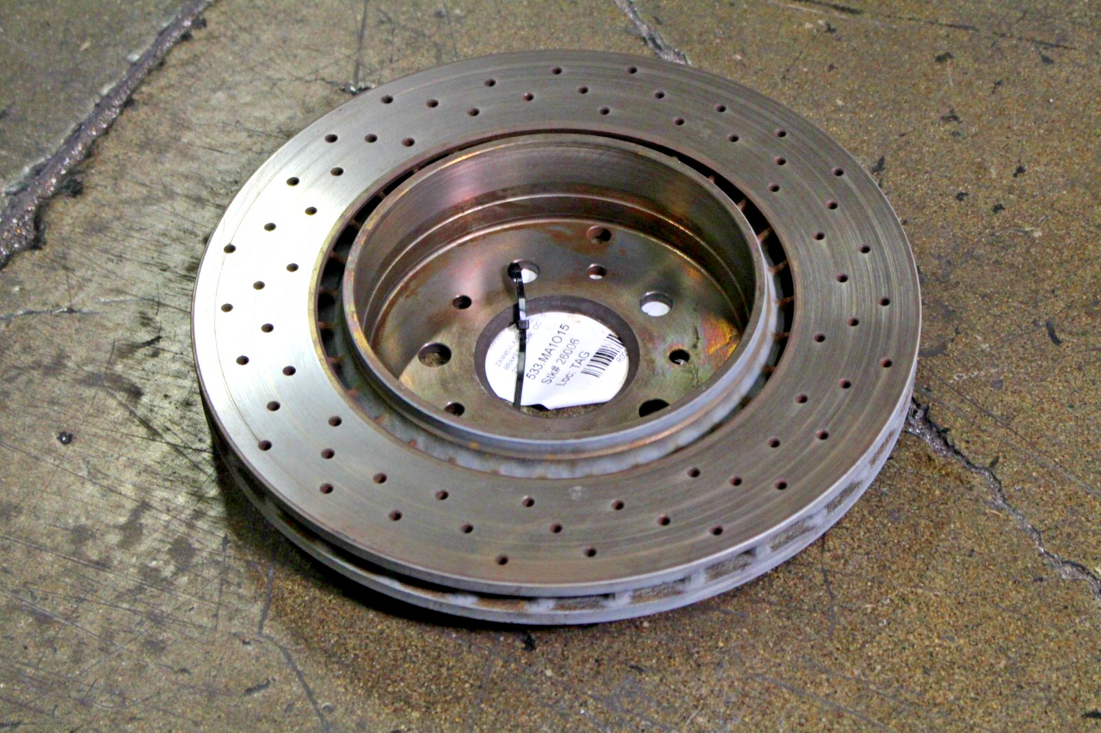 Maserati Quattroporte Rear Brake disc P/N 228411