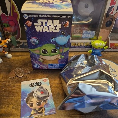 Star Wars Balloon Cosbi Bobble-Head Leia Organa Opened Box Sealed Bag