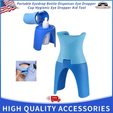 Eyedrop Bottle Dispenser Portable Eye Drop Applicator Reusable Eye Aid US