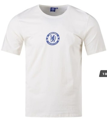 Chelsea FC EPL Men's Large T-Shirt Off-White Keep the Blue Flag Flying High NWT
