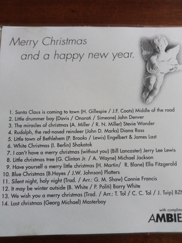Merry Christmas and a happy new Year - CD AMBIENTE - Bild 2 von 2