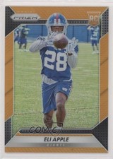 2016 Panini Prizm Rookie Orange Prizm 199/299 Eli Apple #223 0c6